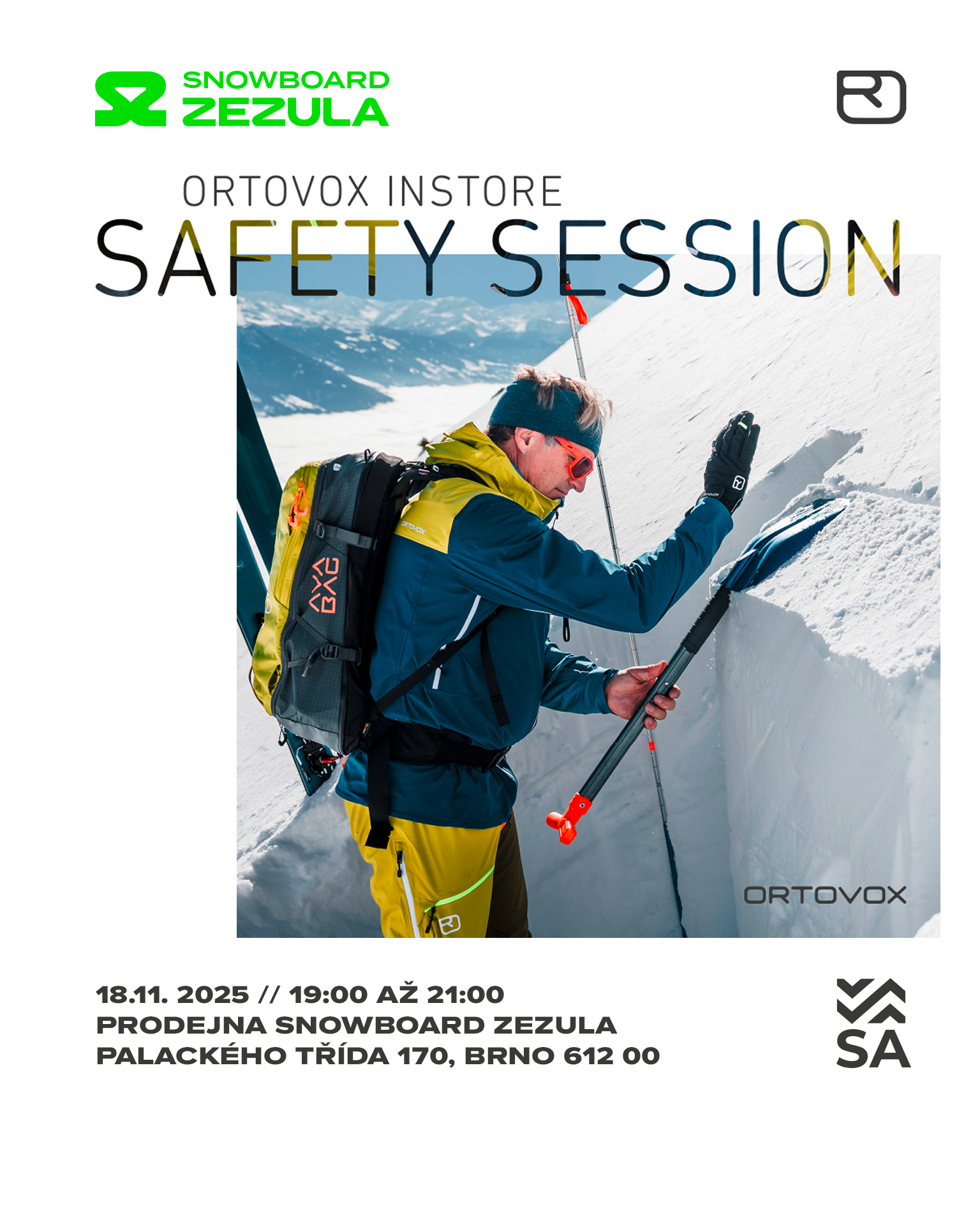ORTOVOX SAFETY SESSION u nás na prodejně!