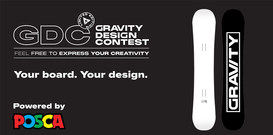 Gravity Design Contest: Navrhni vlastní snowboard!