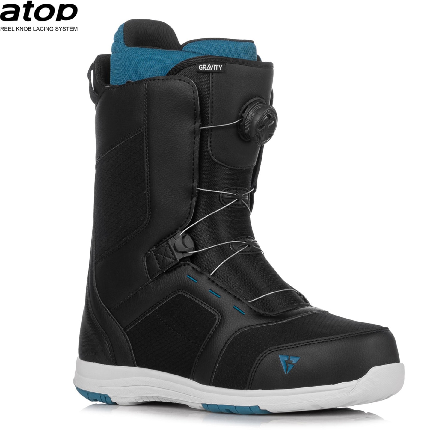 Topánky na snowboard Gravity Recon Atop black/blue | Snowboard Zezula