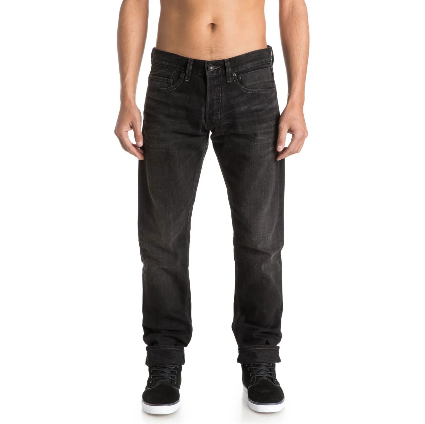 Nohavice Quiksilver Revolver vintage black 2015 - 1