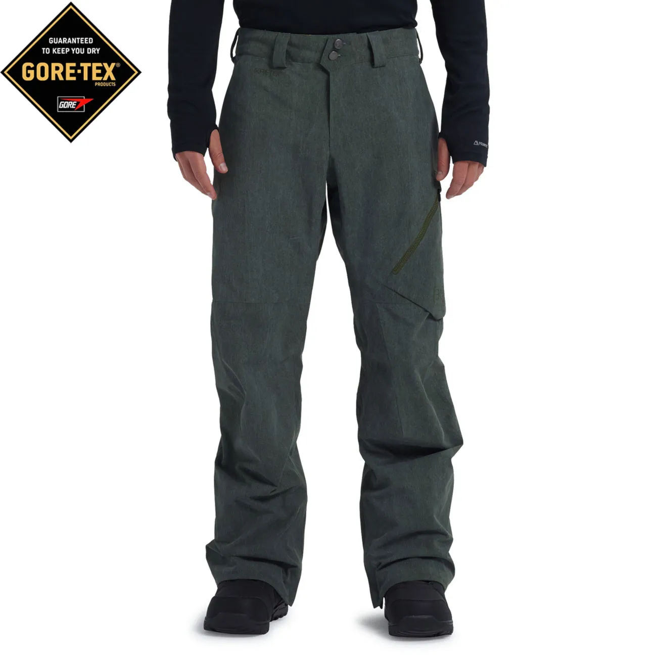 Spodnie snowboardowe Burton AK Cyclic forest night vintage 2019 - 1