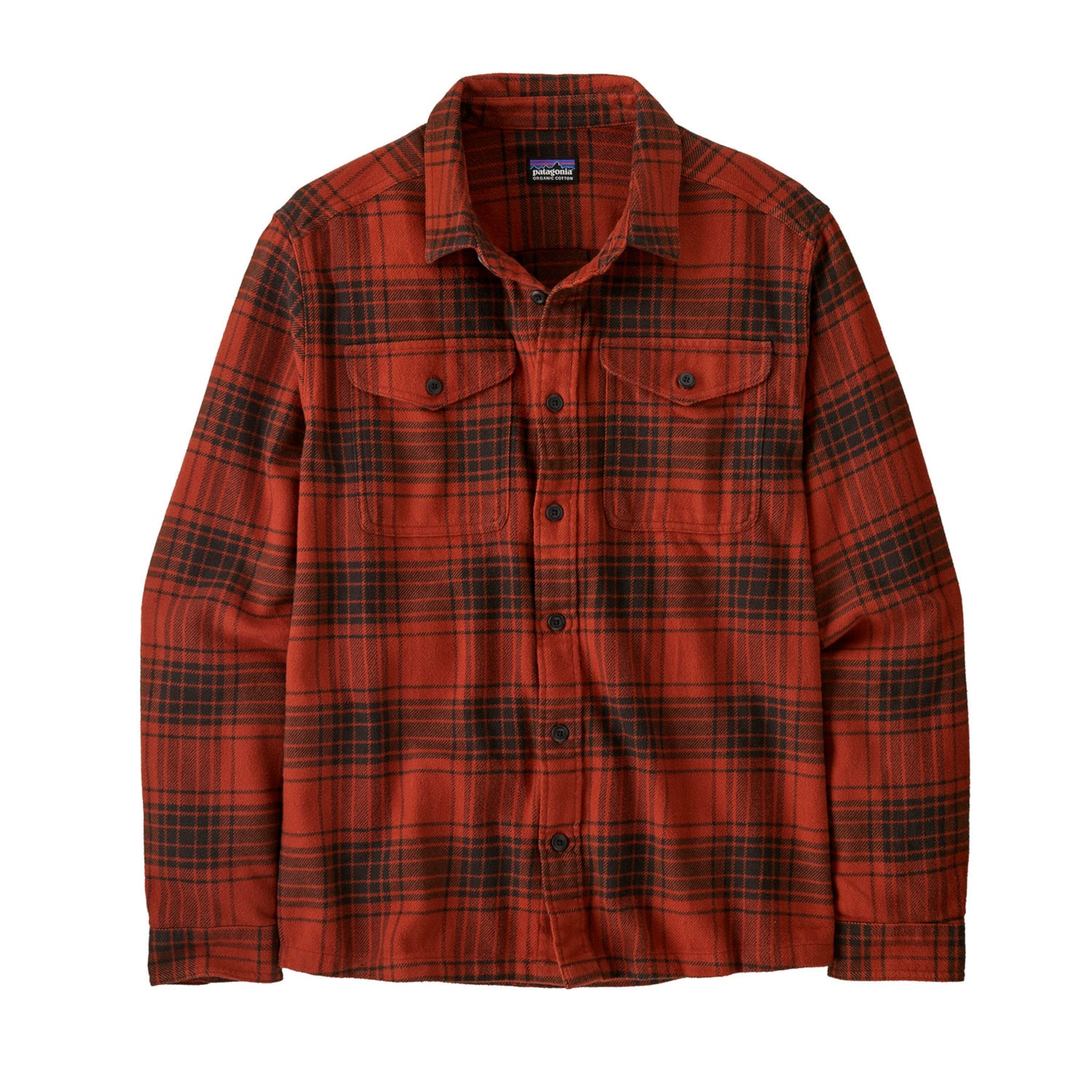 Shirt Patagonia M's Fjord Flannel Shirt cascade: burnished red