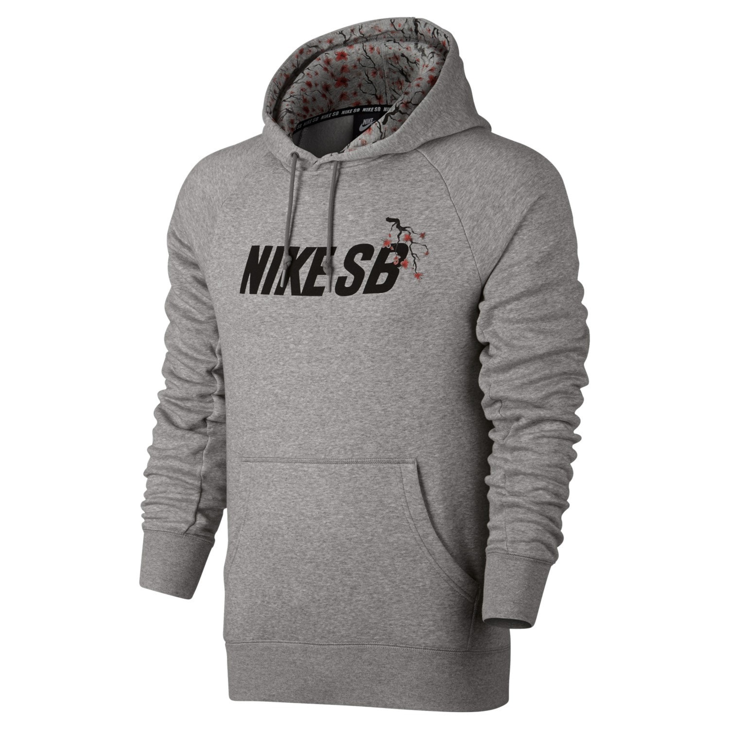 NIKE SB エニグマ（S）フード付きウェア ライトグレー mikina-nike-sb-icon-cherry-