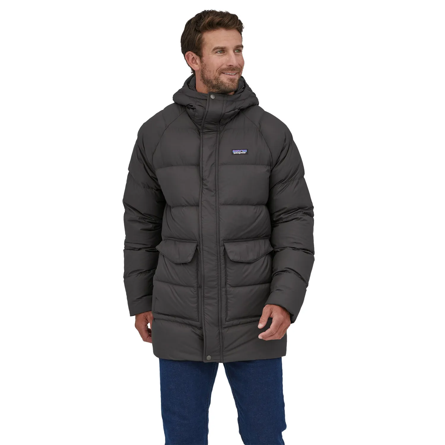 Zimní bunda do města Patagonia M's Silent Down Parka ink black 2024 - 1