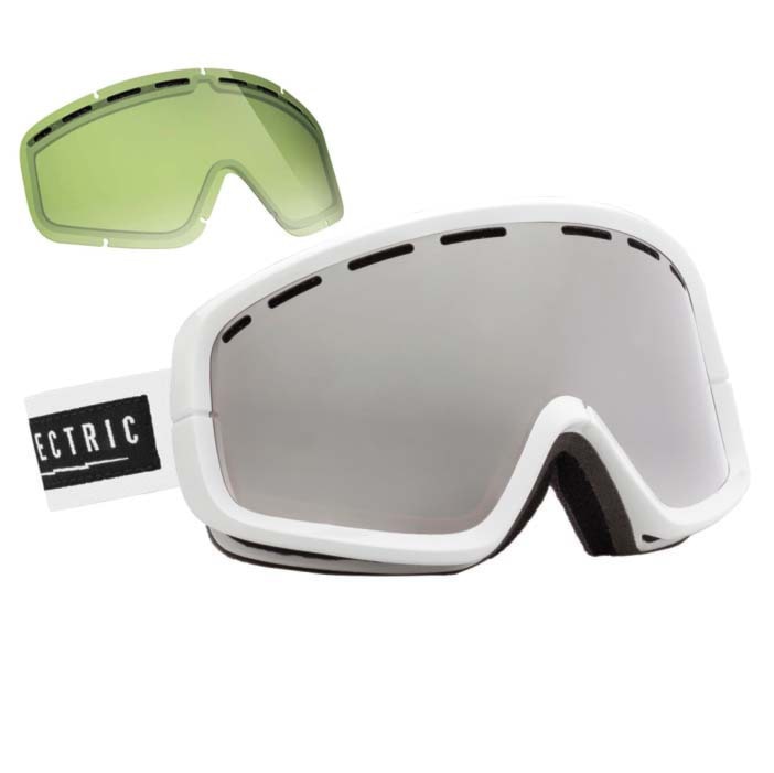 Snowboard Goggles Electric Egb2 gloss white | bronze/silver chrome