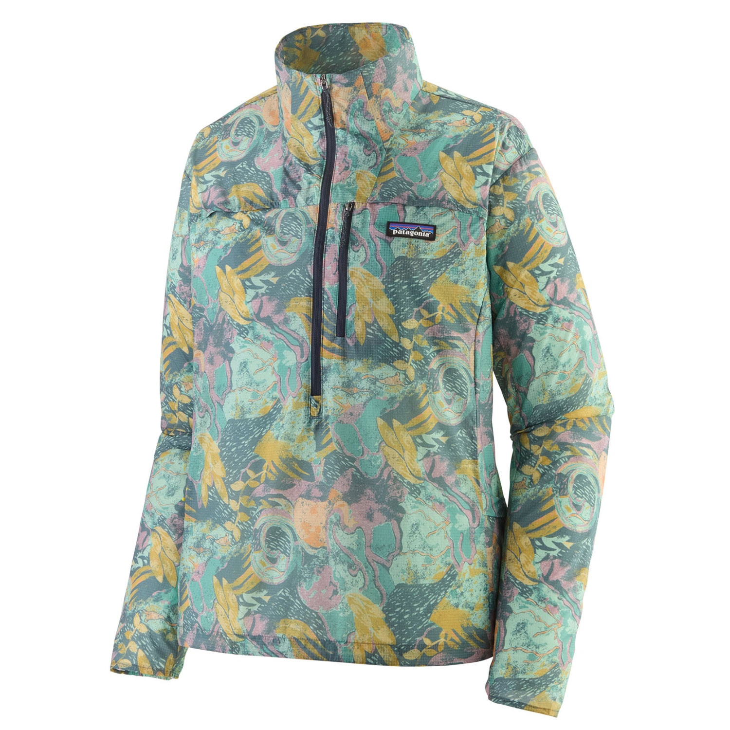 Športová bunda Patagonia W's Houdini Stash 1/2 Zip P/O moon tripper: blue sage 2026 - 1