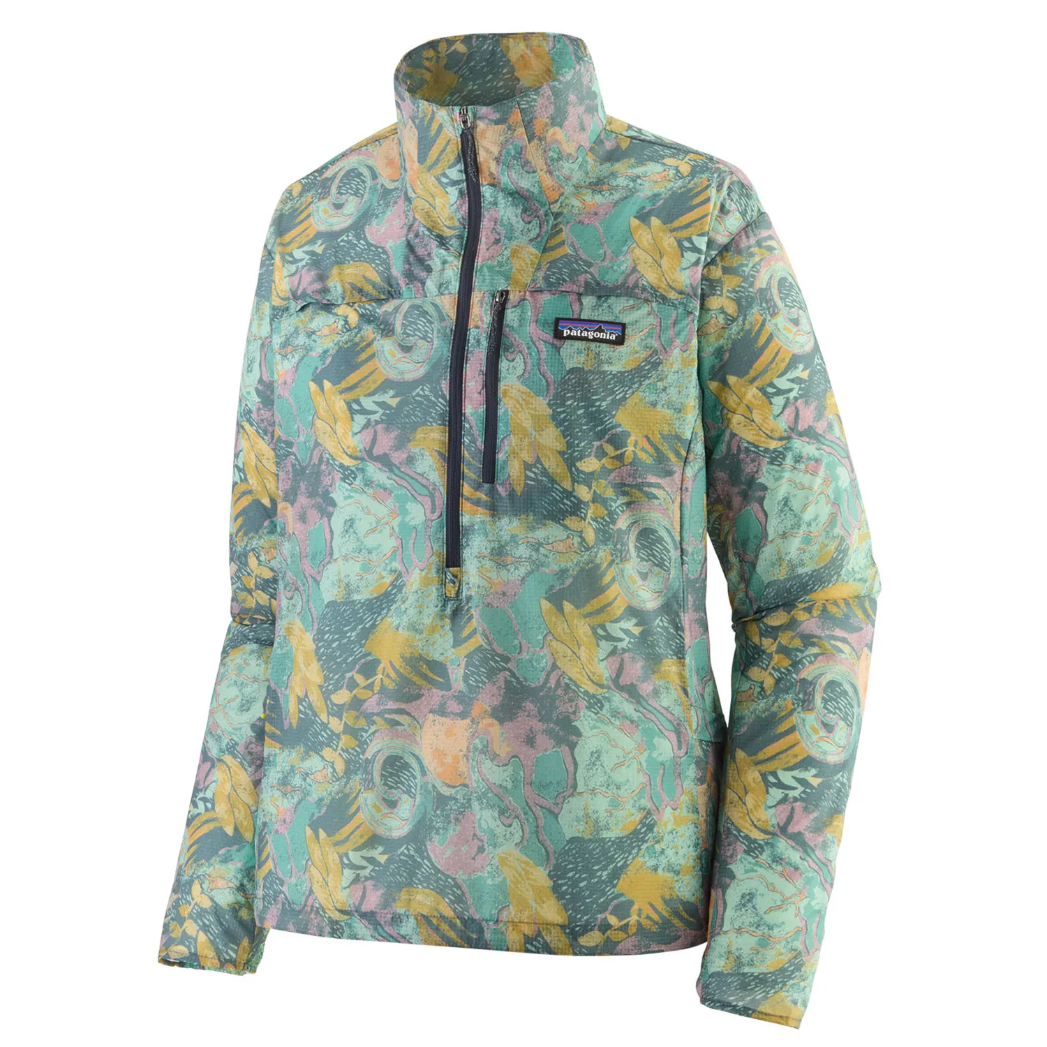 Športová bunda Patagonia W's Houdini Stash 1/2 Zip P/O moon tripper: blue sage 2026 - 1