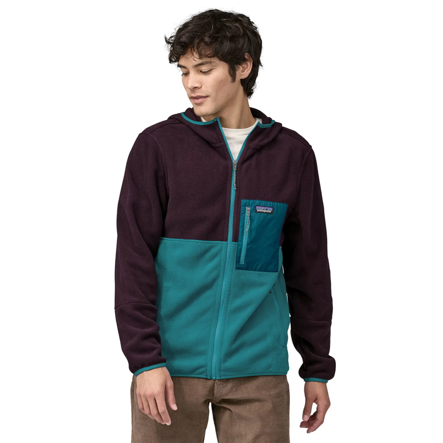 Technical Hoodie Patagonia M's Microdini Hoody belay blue 2024 - 1