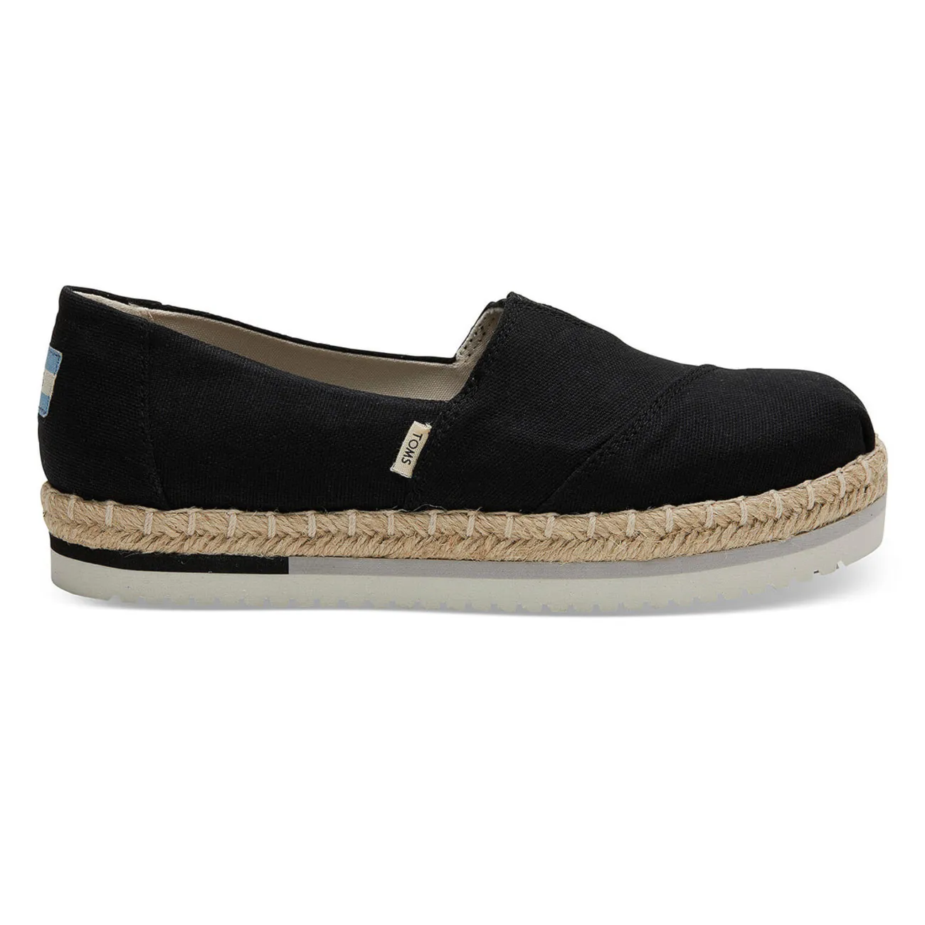 Tenisówki Toms Alpargata Platform black heritage canvas 2019 - 1