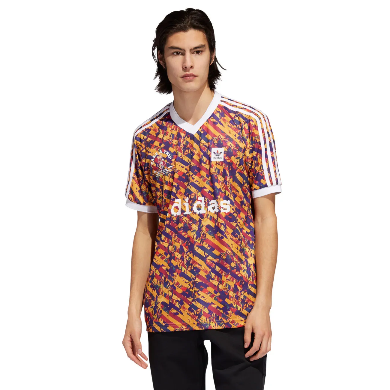 T-shirt Adidas Allover Club Jersey multicolor/white 2019 - 1