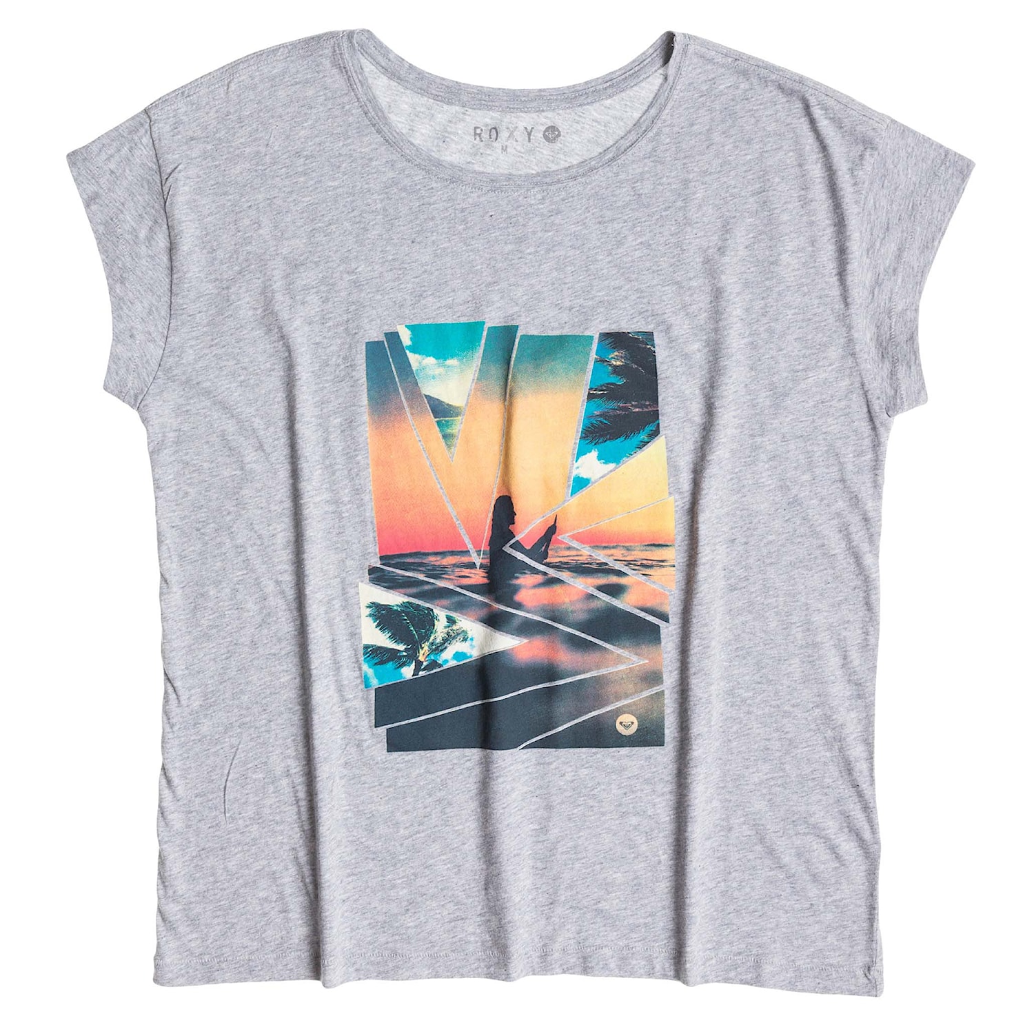 Tričko Roxy New Crew C heritage heather 2015 - 1