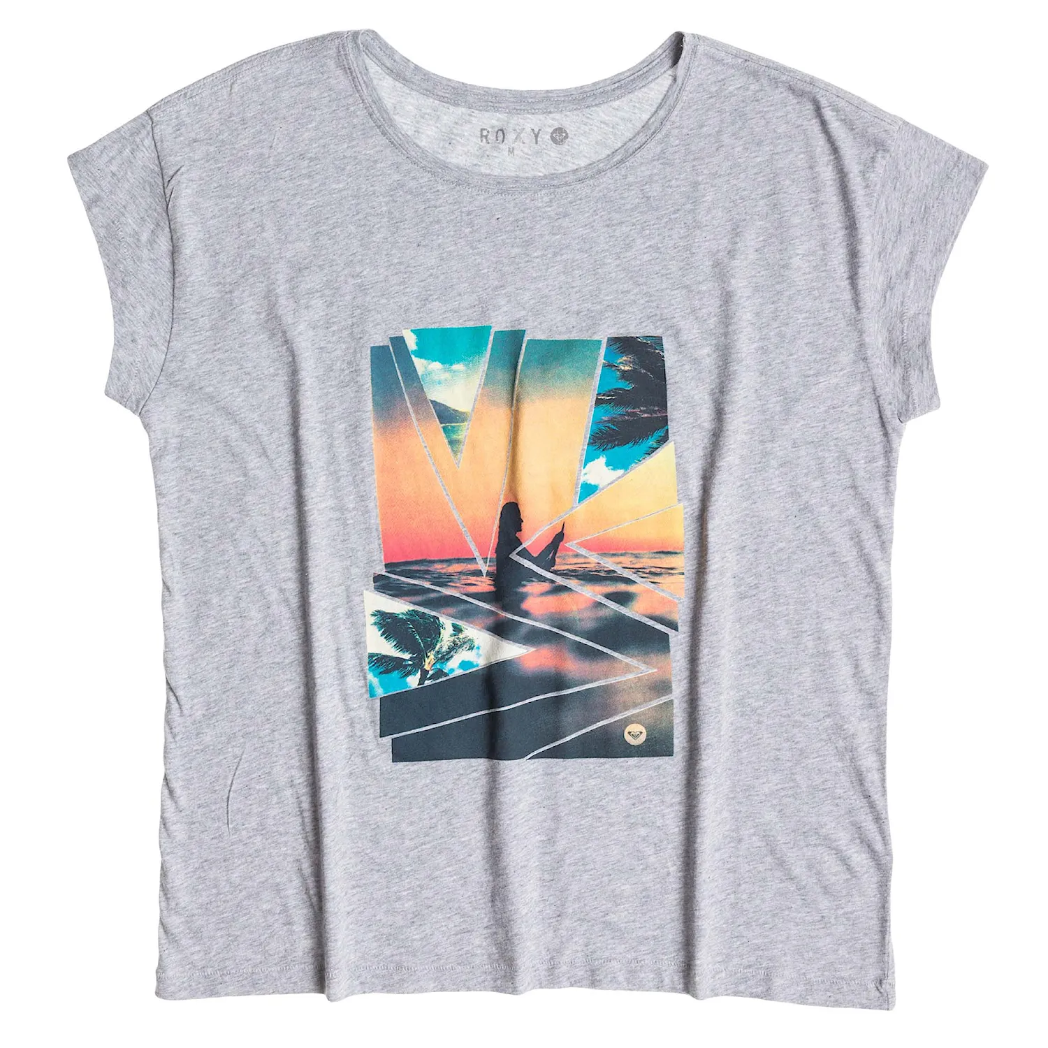 Tričko Roxy New Crew C heritage heather 2015 - 1