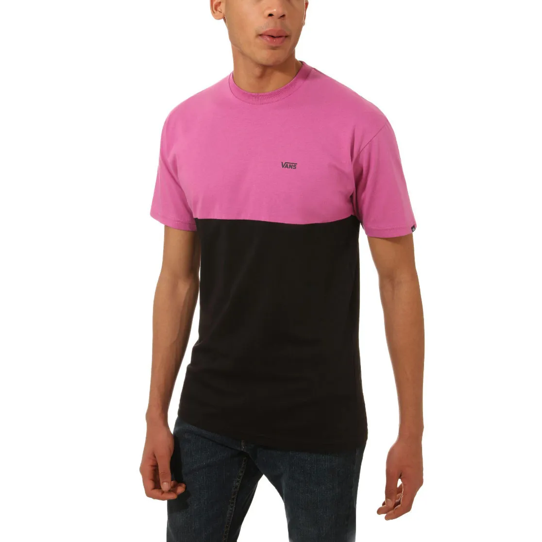 Tričko Vans Colorblock rosebud/black 2019 - 1