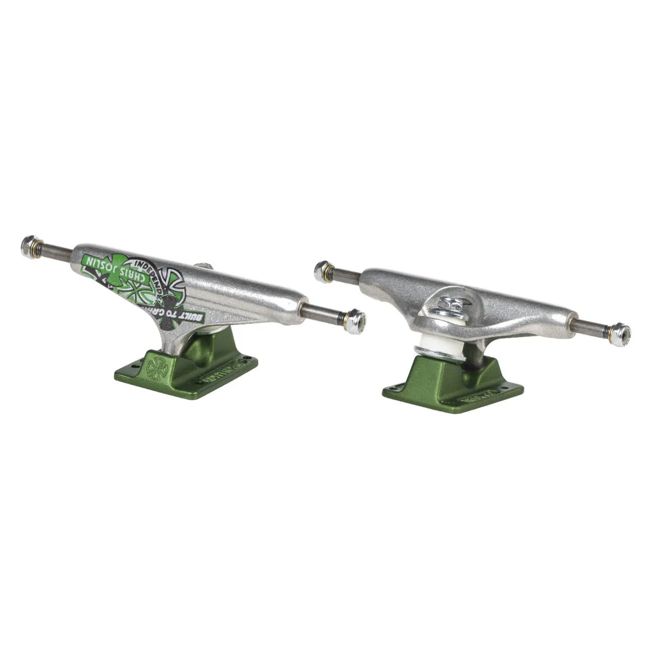 Skate trucky Independent Stage 11 Forged Hollow Chris JSL silver/green - 1