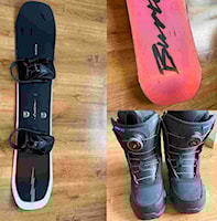 Snowboard set step on Burton