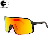 Bike okuliare Horsefeathers Magnum matt black | mirror red