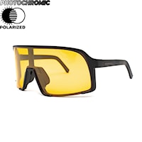 Bike okuliare Horsefeathers Magnum Photochromic matt black| yellow