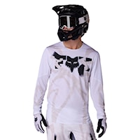 Bike koszulka Fox Flexair LS Jersey Diffuse SE white 2026