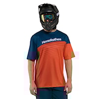 Bike Jersey Horsefeathers Quantum petrol/burnt orange 2025