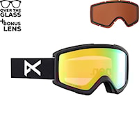 Snowboardové okuliare Anon Helix 2.0 black | perceive variable green+amber 2025