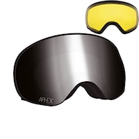 Snowboardové brýle Aphex Xpr matt black | silver+yellow 2021
