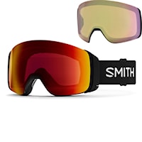 Gogle snowboardowe Smith 4D Mag black | cp sun red mirror+cp storm yellow flash 2026