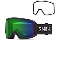Snowboard Goggles Smith Squad S black | everyday green mirror+clear 2026