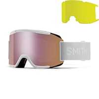 Gogle snowboardowe Smith Squad white vapor | cp everyday rose gold mirror + yellow 2026