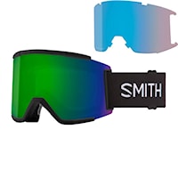 Snowboardové okuliare Smith Squad XL black | cp sun green mirror+cp storm rose flash 2026