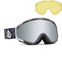 Snowboardové brýle Volcom Attunga cloudwash camo | silver chrome+yellow 2024