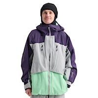 Bunda na snowboard Burton Ak Gore-Tex Swash Ins Jacket nightshade purple/apparition gray/green 2027