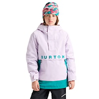 Snowboard Jacket Burton Kids Frostner Anorak moondust purple/pacific teal 2027