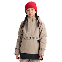 Snowboard Jacket Burton Kids Frostner Anorak summit taupe/true black 2027