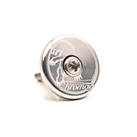 Viečko hlavového zloženia Chromag Top Cap silver