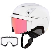 Kask snowboardowy Oakley MOD7 white |  prizm rose gold iridium+prizm clear 2026