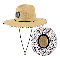 Hat After Straw spring leaves