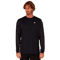 Lycra Follow Hybrid Tee L/S charcoal/black 2026