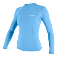 Lycra O'Neill Wms Basic Skins L/S Rash Guard azurine 2026