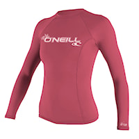 Lycra O'Neill Wms Basic Skins L/S Rash Guard fox pink 2026