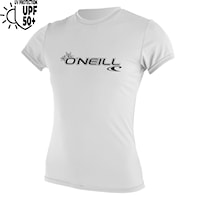 Lycra O'Neill Wms Basic Skins S/S Sun Shirt white 2026