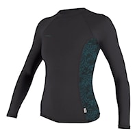 Lycra O'Neill Wms Hyperfreak Skins L/S Rash Guard temperedsteel/shaded island sky 2026