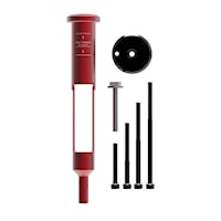 Narzędzie rowerowe OneUp EDC Threadless Carrier V2 red