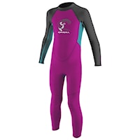Neopren O'Neill Toddler Reactor Girls II 2 mm Back Zip Full berry/light aqua/graphite 2026