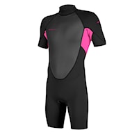 Neopren O'Neill Youth Reactor II 2 mm Back Zip S/S Spring black/berry 2026