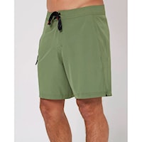 Plavky Follow Water Boardie olive 2025