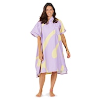 Poncho After Splash yellow lila
