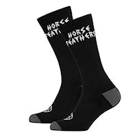 Ponožky Horsefeathers Skull black 2026
