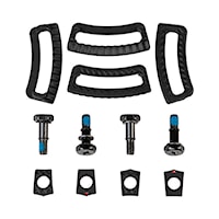 Skrutky Ronix Skrutky m6 shark tooth