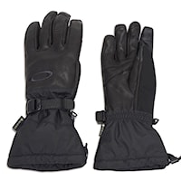 Snowboard Gloves Oakley Ellipse Goatskin Gauntlet Gloves blackout 2026