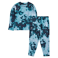 Sada funkčního prádla Burton Toddler Heavyweight Fleece Set crumple dye 2027